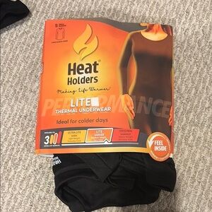 Black Thermal Underwear heat holder top